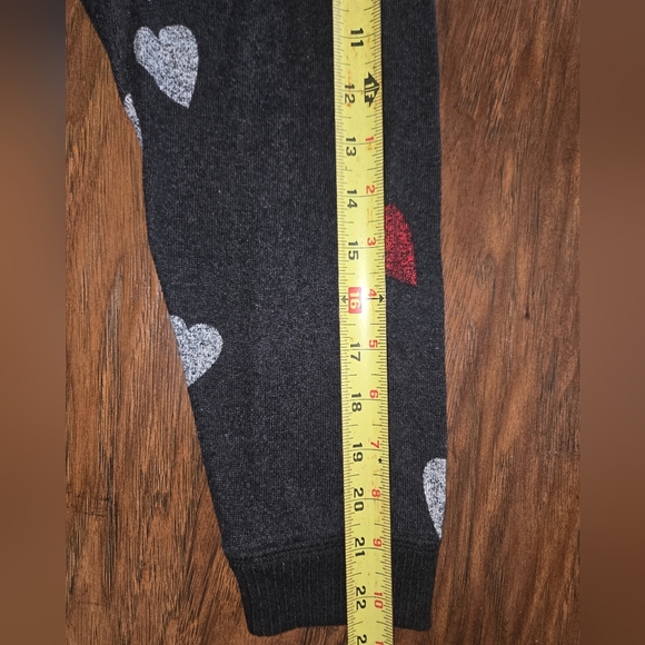 Lucky Brand Heart Patterned Gray Sweater - Picture 5 of 7